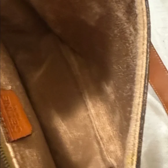 Celine Brown Monogram Crossbody Bag